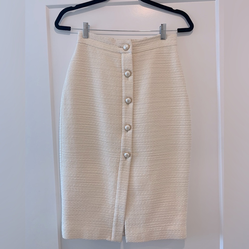 Babaton Tweed Pencil Skirt
